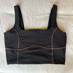 Women's Black Crop Top YPB XL